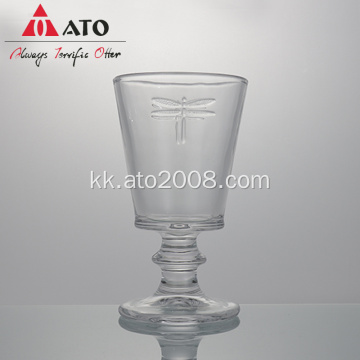 Stemmed Bee Glass Classic Crystal Clear Clear Goblet